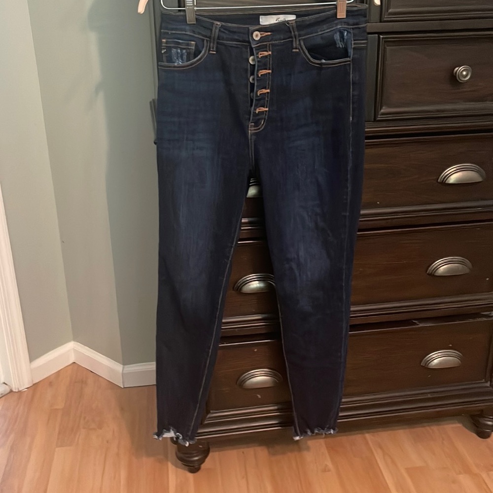Kancan dark denim jean size 11